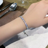 Glamorous Beautiful Crystal Bracelet for Girls/Women| White